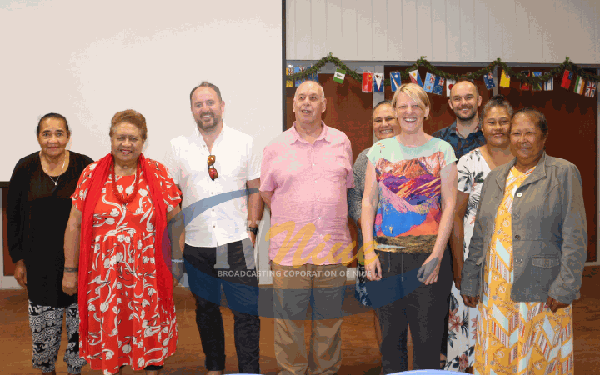 Archaeologists work with Taoga Niue examining historical sites on the island