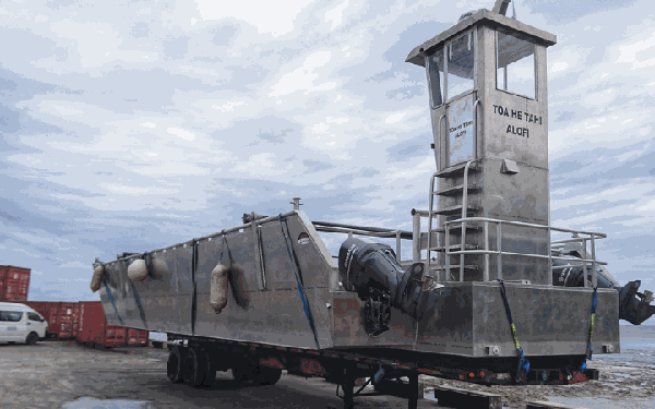 Niue’s very own barge ‘Toa He Tahi’