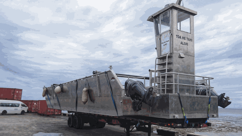 Niue’s very own barge ‘Toa He Tahi’