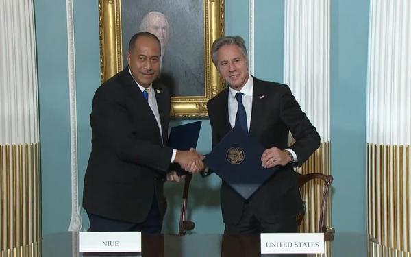 President Biden recognises Niue’s sovereignty and independence as the two nations formalise diplomatic relations