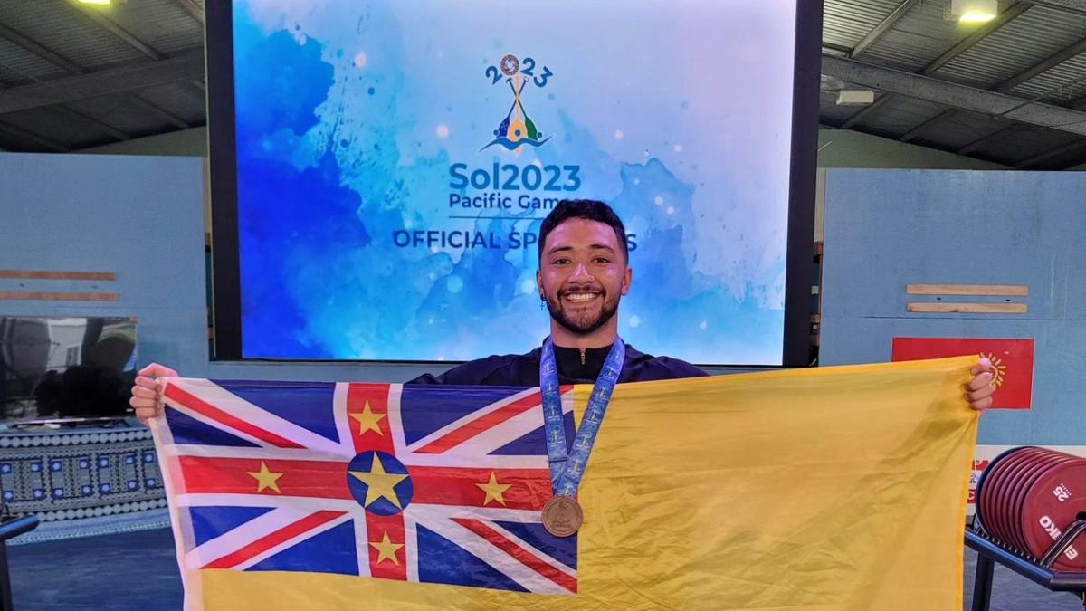 Self-taught Athlete Secures First medal for Niue