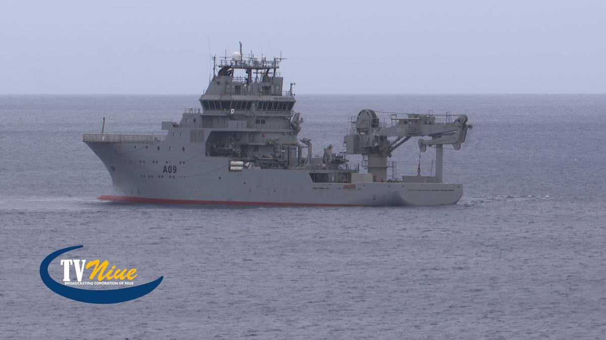 HMNZS Manawanui arrived in Alofi before heading to Fiji and later Vanuatu in Operation Calypso