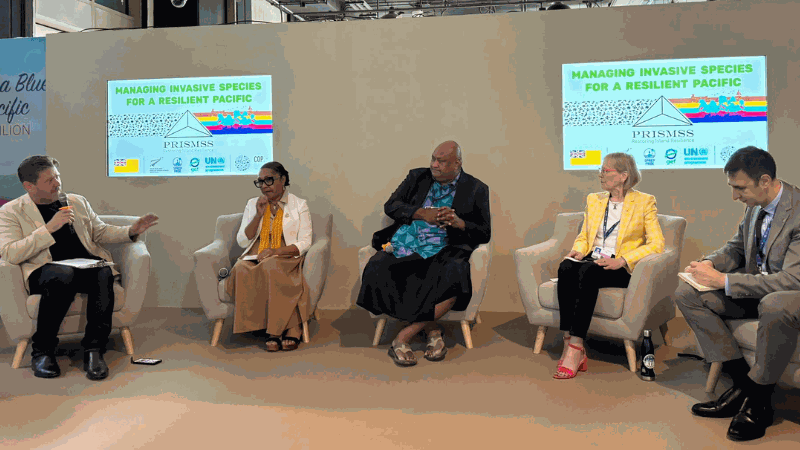 Minister Ainuu calls for large-scale investment from donor partners to support resilient programmes in managing invasive species