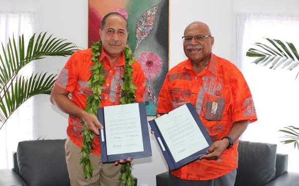 Niue establishes diplomatic relations with Fiji; strives to strengthen international presence and relationships with its Pacific family