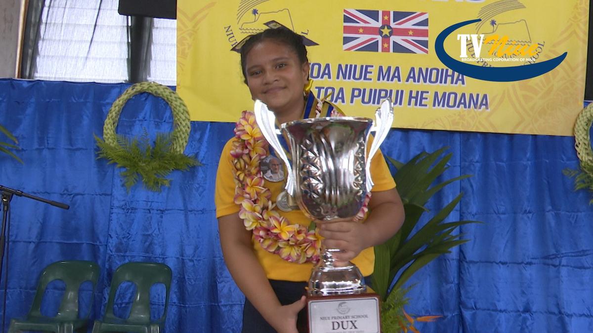 Kerri Faiaoga Puheke wins Dux of Niue Primary School
