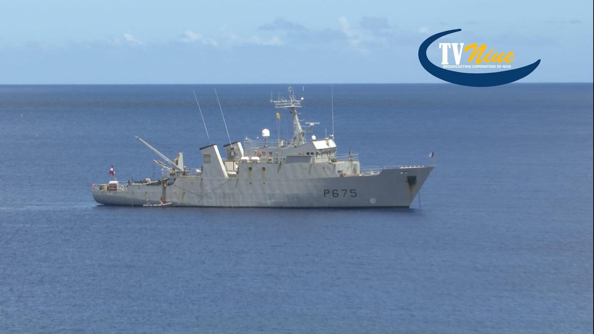 French Navy Ship Visits Niue