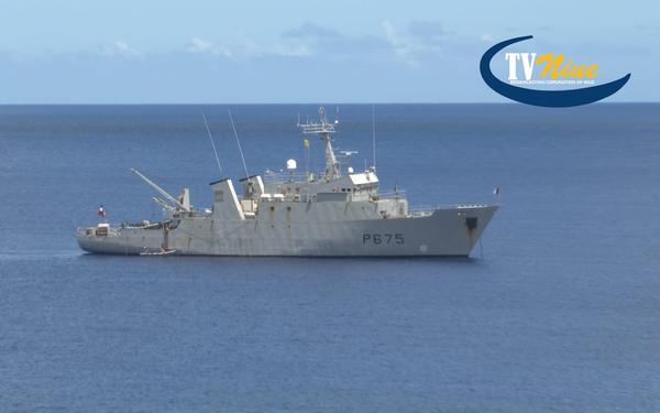 French Navy Ship Visits Niue