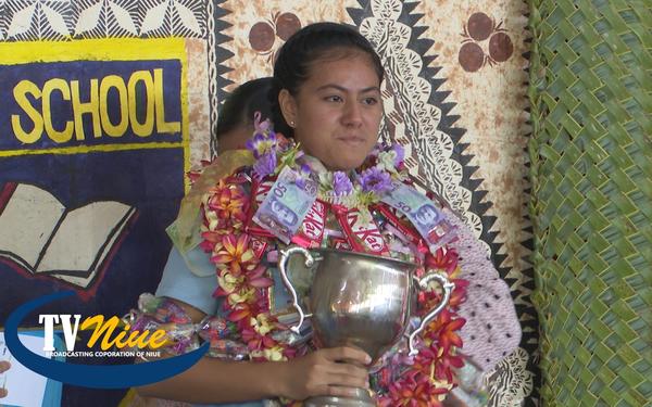 Malia Vea wins the Niue High School Dux Award for 2023