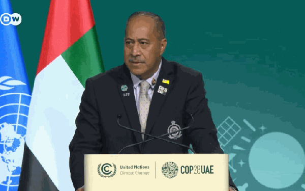Premier Tagelagi addresses World Climate Action Summit at COP28 in Dubai