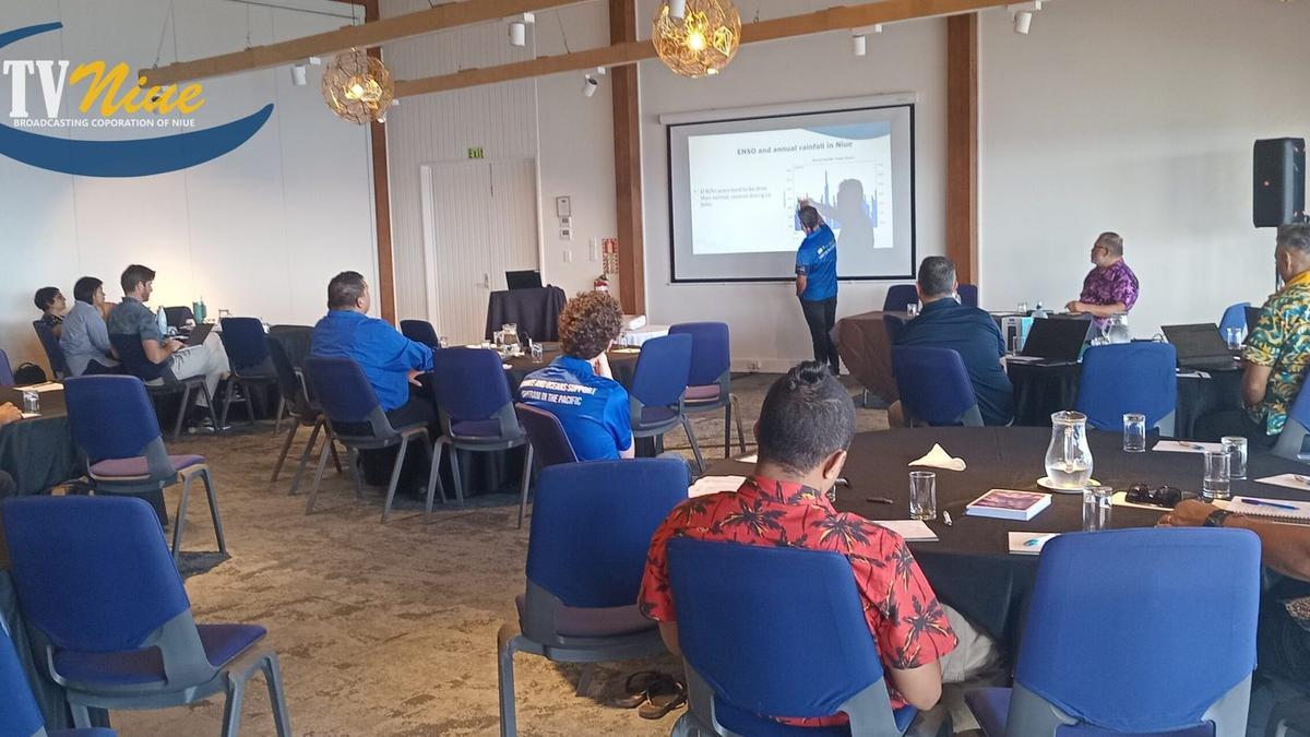 Session focused on brief Summary of Niue’s rainfall patterns outlook