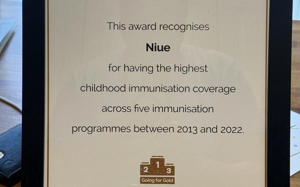 Niue Health Award