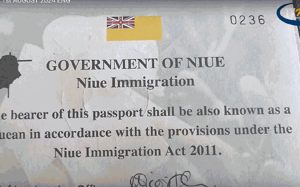 Locals Concerned on Niuean Visa Exemption Sticker fee Increase