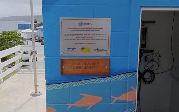 Newly built Tide gauge to support disaster preparedness