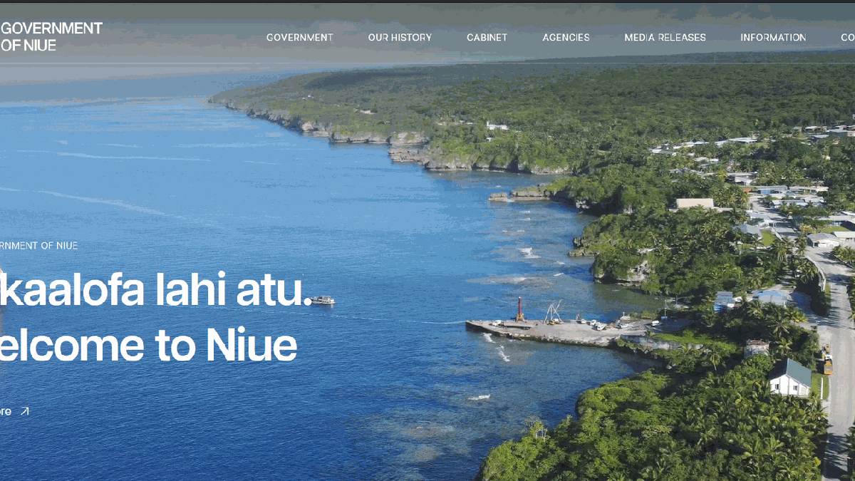 Niue Government launches website for 50 Years Celebration