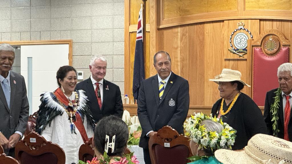 Governor General Dame Cindy Kiro delivered Speech from the Throne at Fale Fono II