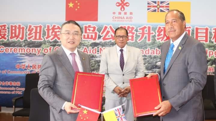 Formal handover ceremony on road upgrade project by China
