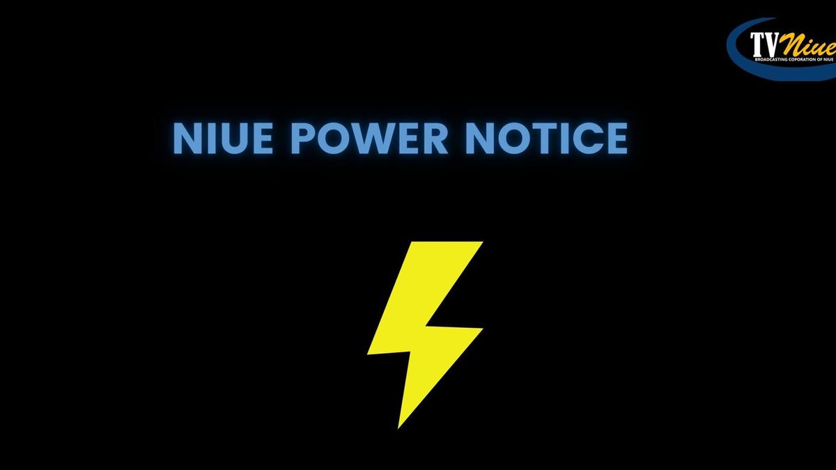 Today’s Niue Power Notice
