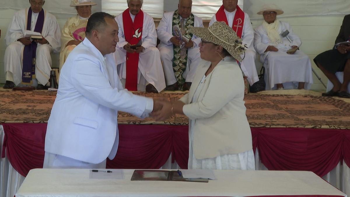 Niue Government signs trust agreement with Ekalesia Niue