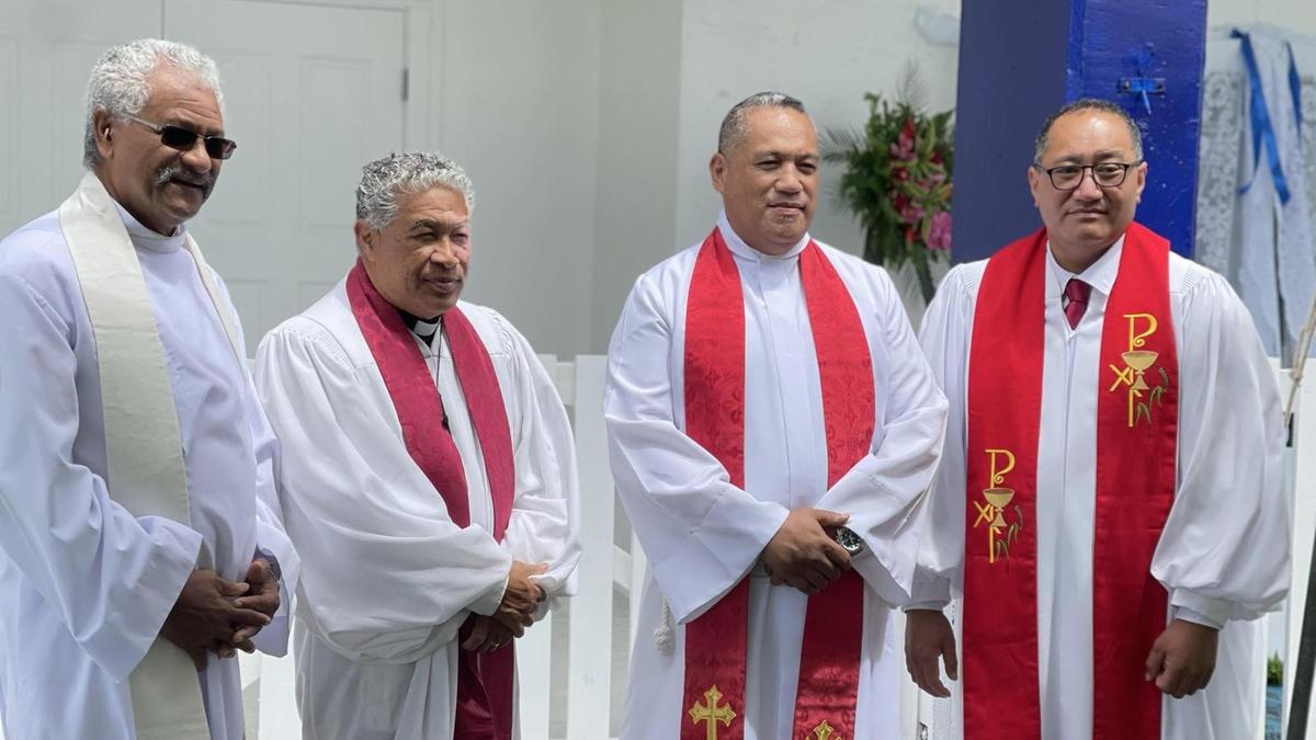 Ordination of new Pastor for Mutalau Village