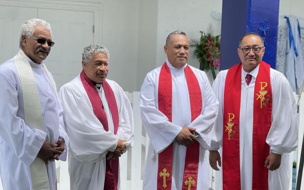 Ordination of new Pastor for Mutalau Village