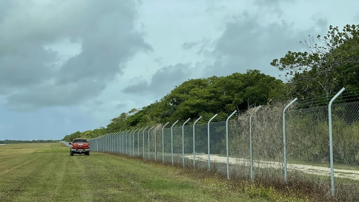 Airport fence upgrade close to completion