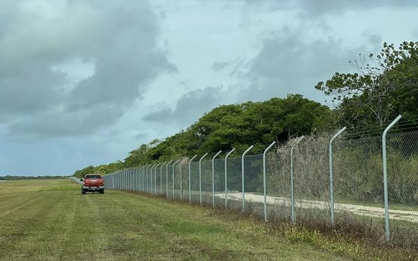 Airport fence upgrade close to completion