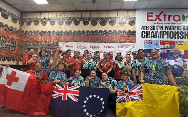 Niue’s women’s Darts team win Bronze at competition