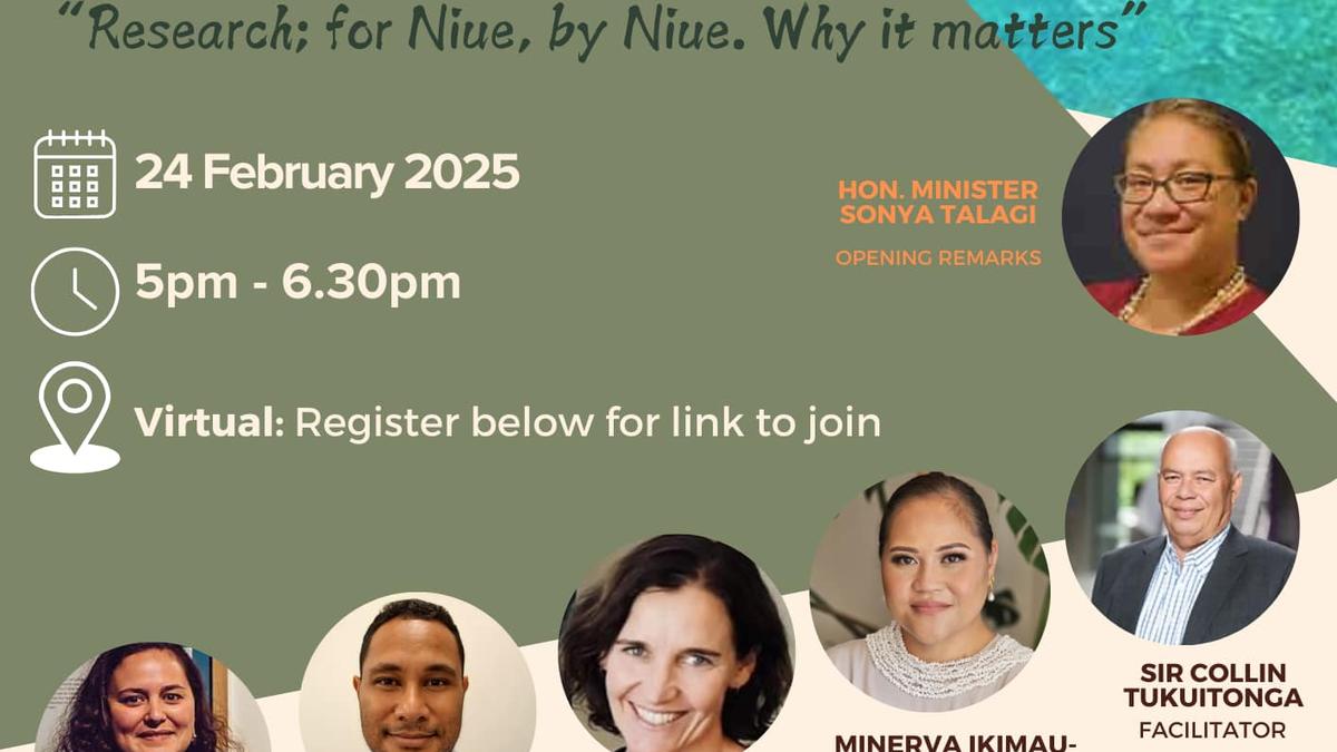 Webinar to explore research in Niue