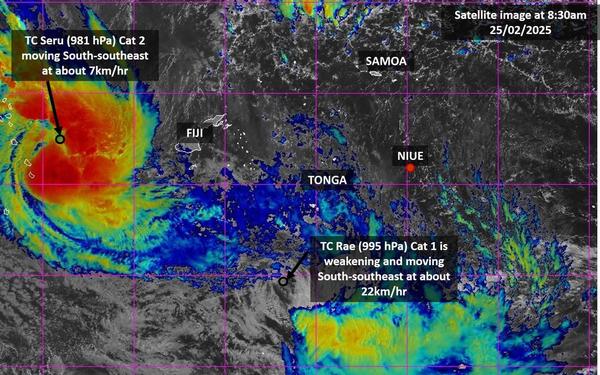 Niue Met Service weather update