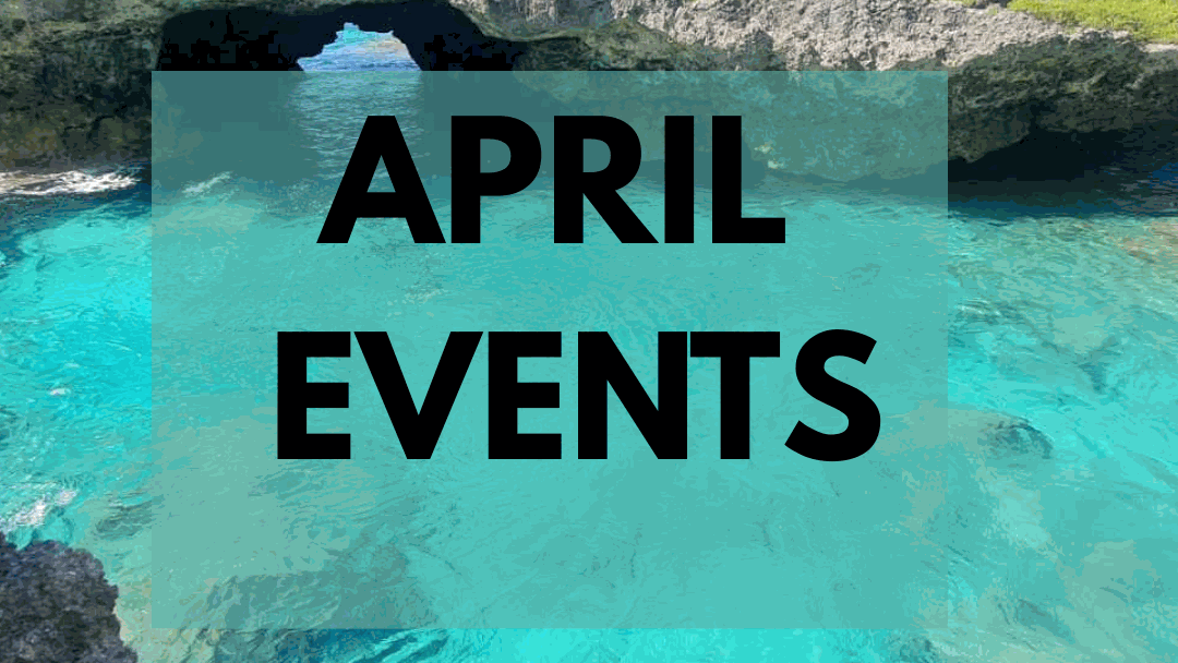 Upcoming events for April
