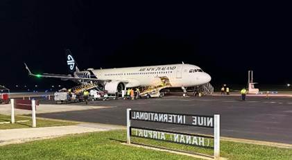 First commercial night departure flight after 12 years