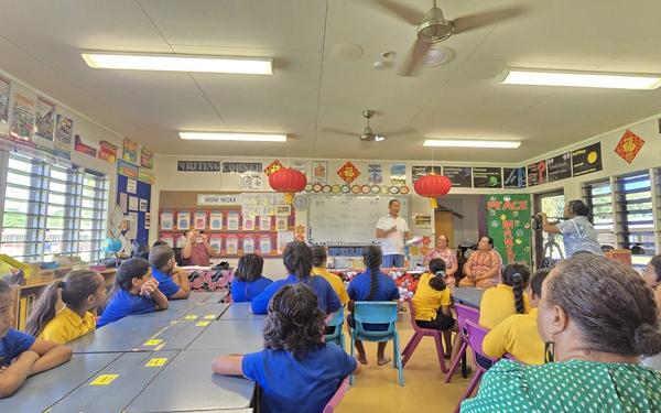 Students commemorate international Chinese language day