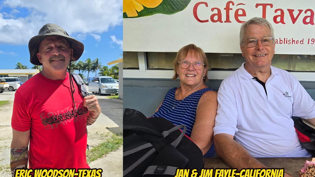 Tourists in awe of Niue’s pristine environment