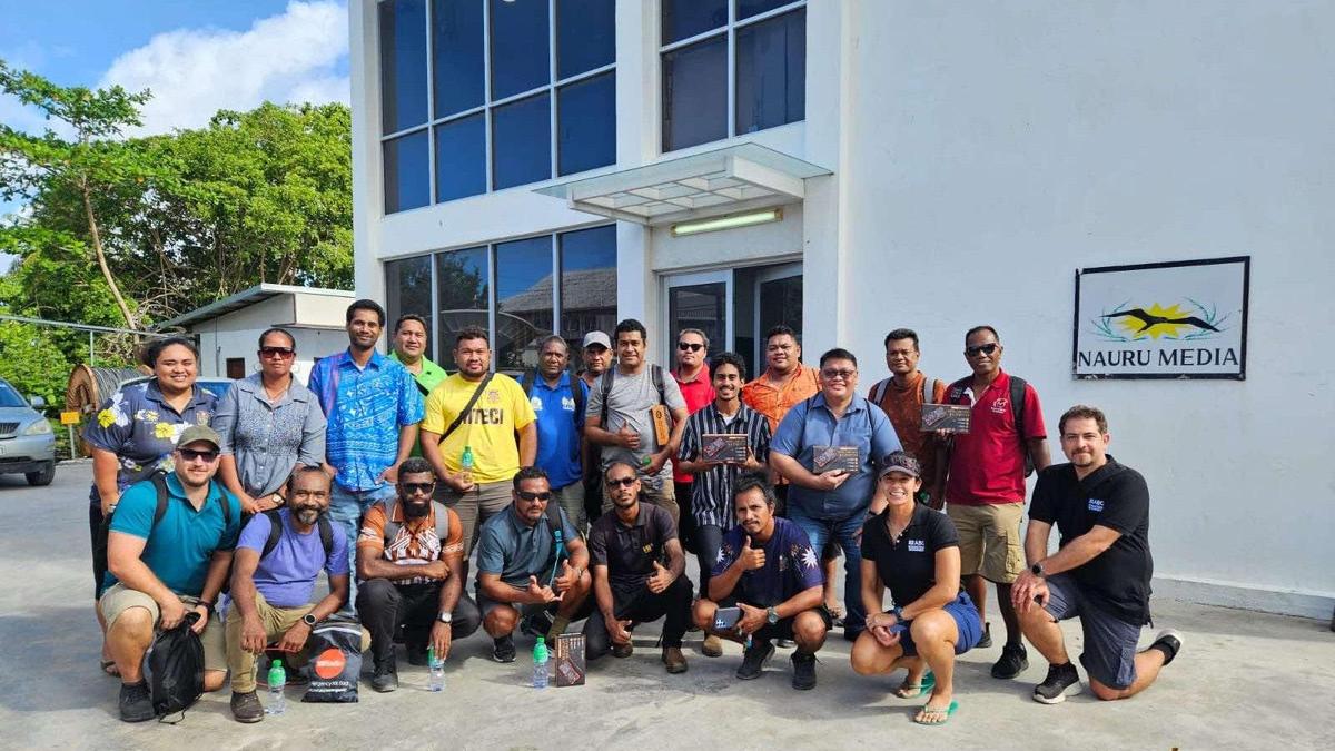 BCN staff attends Regional Broadcast Technician Training in Nauru